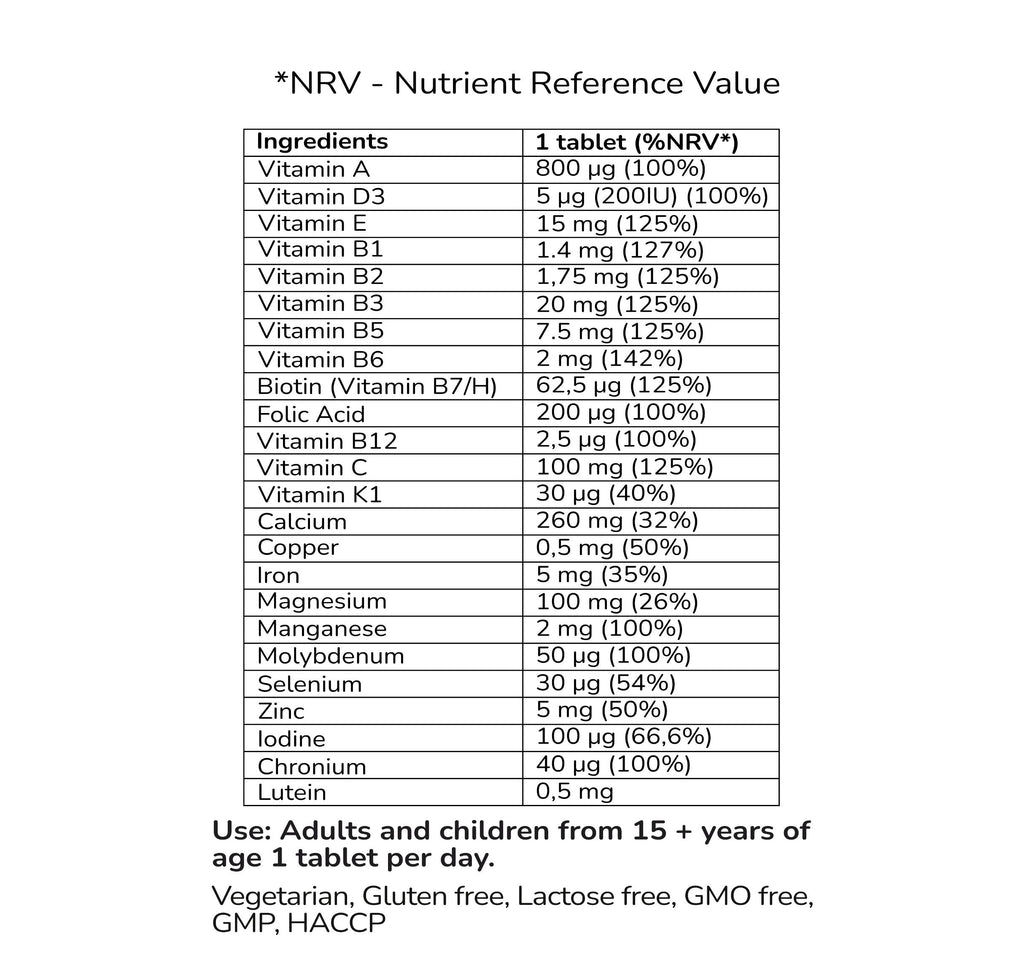 Multivitamins and Minerals Premium-1